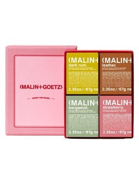 EMPTY Malin + Goetz votive candle set (4 empty mini jars)